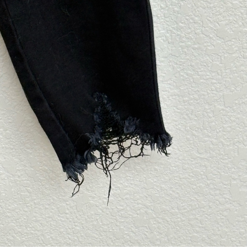 Judy Blue Black Stretch Skinny Raw Hem Ankle Jeans Women’s 11/30 - Picture 4 of 11